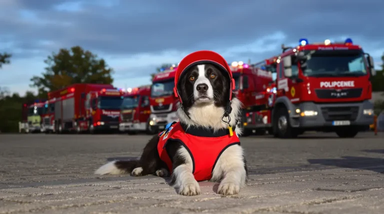 Lors d'une cérémonie traditionnelle, ce chien pompier reçoit une distinction aussi touchante qu'originale en Lot-et-Garonne Lors d'une cérémonie traditionnelle, ce chien pompier reçoit une distinction aussi touchante qu'originale en Lot-et-Garonne