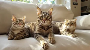 Tombés amoureux d’une chatte de refuge, ils l’adoptent et reconstituent toute sa petite famille (vidéo)