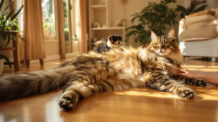 Rencontrez le chat le plus grand du monde et son histoire chat le plus grand du monde