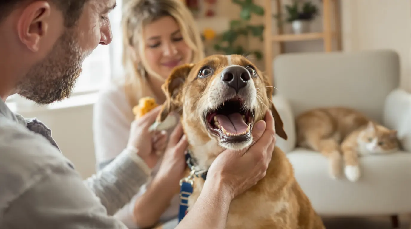 Mon chien tousse comme s'il avait un truc coincé: que faire? mon chien tousse comme s'il avait un truc coincé