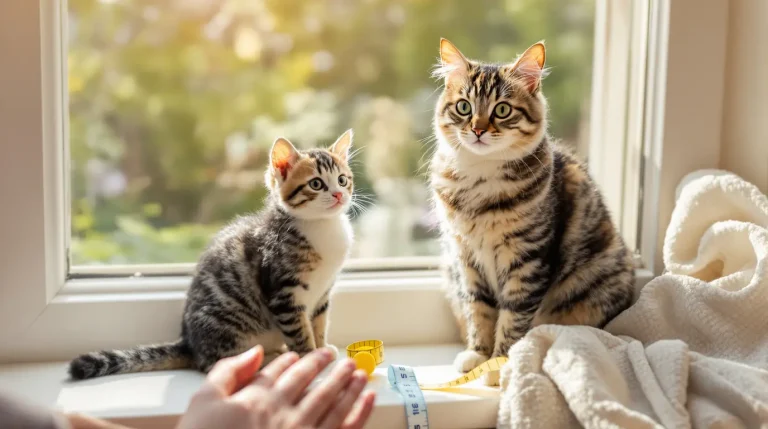 a quel age un chat a sa taille adulte