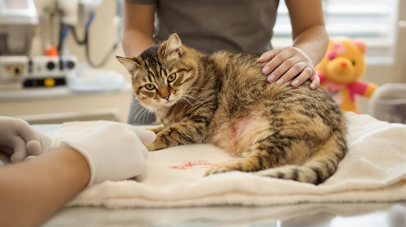 Perte de sang chat femelle: signes urgents et gestes perte de sang chat femelle