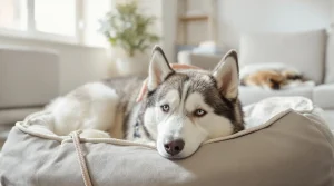 à quel âge un husky se calme