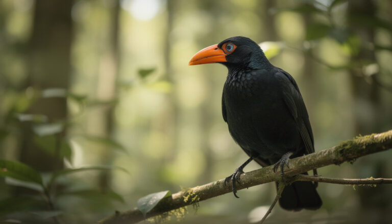 découvrez la signification de l'oiseau noir au bec orange dans la nature, ses caractéristiques, son rôle écologique et les symboliques qui l'entourent.