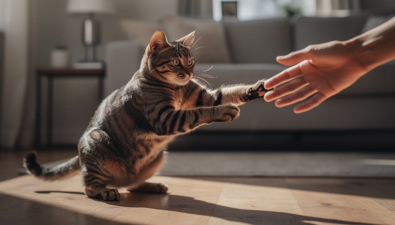 Pourquoi mon chat m'attaque : comprendre les raisons derrière ce comportement découvrez pourquoi votre chat peut vous attaquer et apprenez à comprendre les causes de ce comportement pour mieux communiquer avec votre compagnon félin.